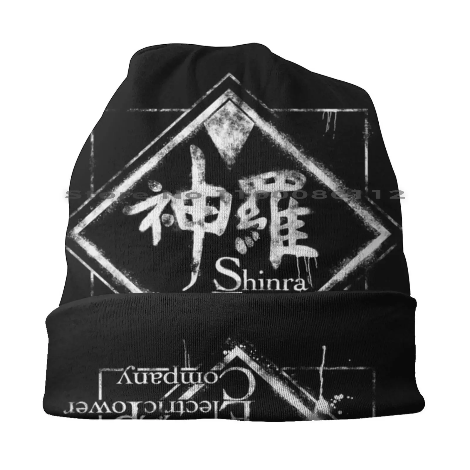 Shinra Inc Beanies Knit Hat Shinra Inc Vii Final Fantasy 7 Remake Anime Ff7 Gaming Gamer Japanese Cloud Strike Lockhart Barret