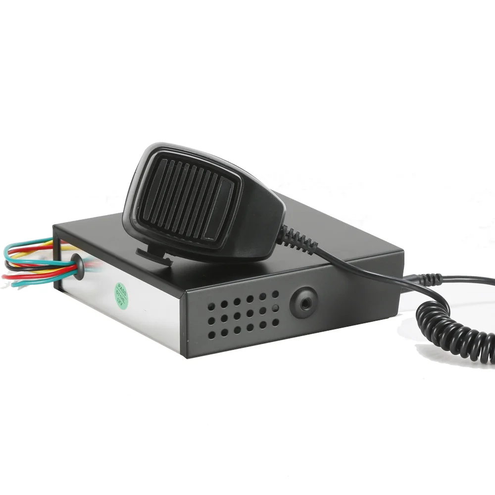 200W 8 Tones CJB Loud Car Alarm Horn Police Fire Emergency Siren With Handheld Microphone Box Speaking Horn PA Speaker