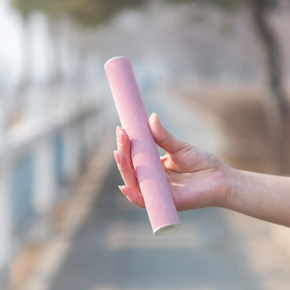 Suede Striker Suede Pink Mallet Best gift for Playing Crystal Singing Bowl smile