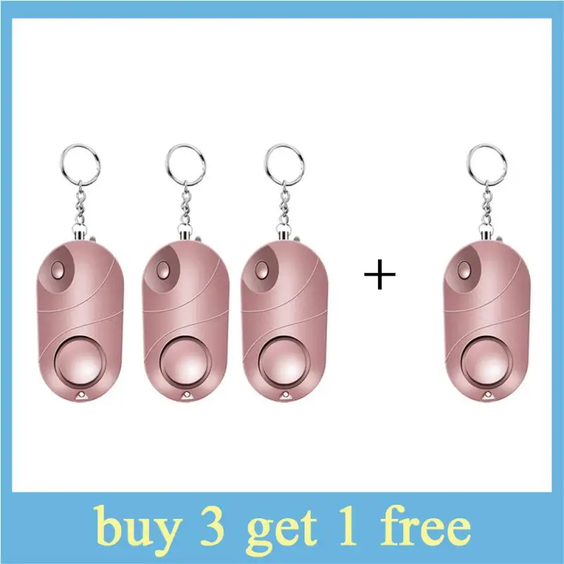 Personal Alarm Emergency Alarm Self-Defense Security Alarm Keychain LED Light Protect Alert Safety Scream Loud For Kid Girl