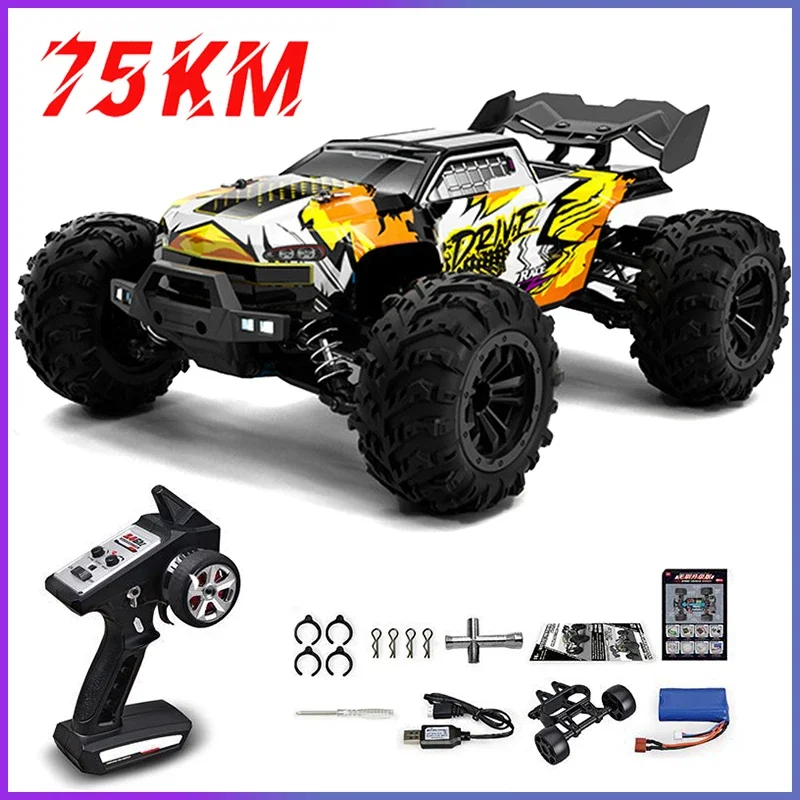 2023 New 1:16 Scale Large RC Cars 50km/h High Speed RC Cars Toys for Boys Remote Control Car 2.4G 4WD Off Road Monster Truck