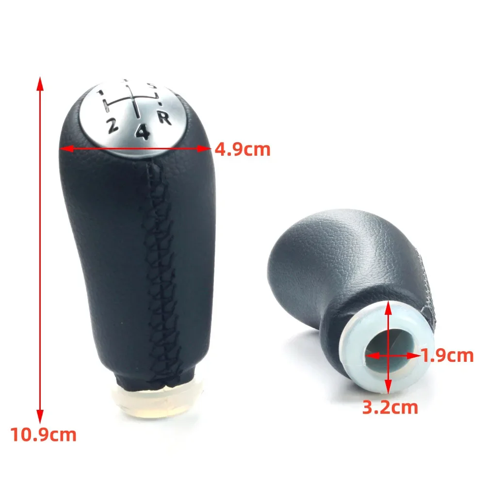 Shift Gear 5 Speed Knob Stick Head Car Gear Shift Lever Handle Universal For RENAULT Laguna Megane 2 Clio 3 Scenic 2 smile