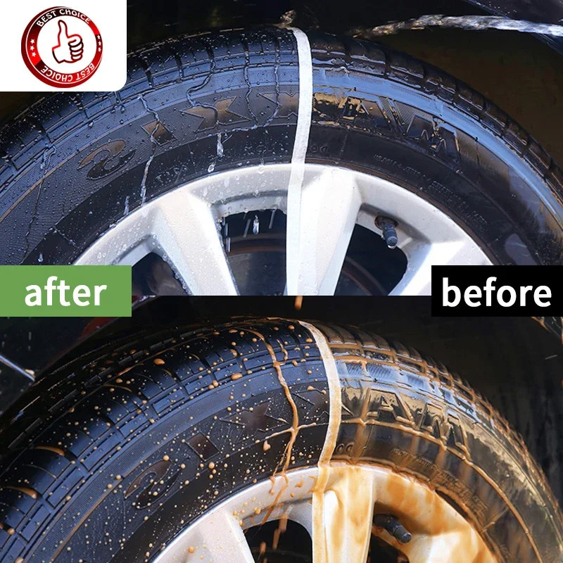 Car Tyre Gloss HGKJ S22 Tire Coating Spray Hydrophobic Sealant Wax For Car Wheel Auto Care Re-black Shine Chemistry Filler