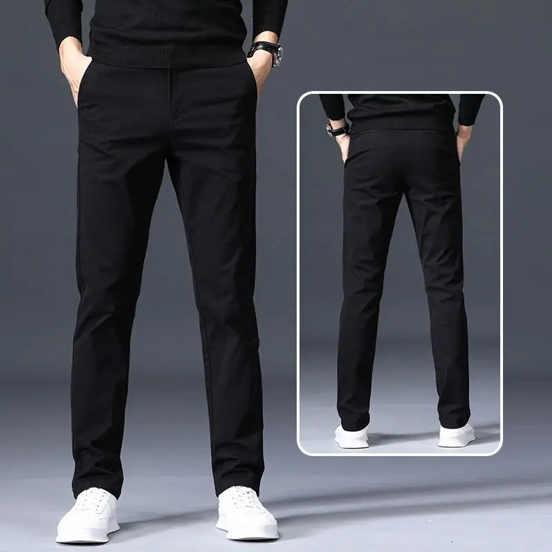 Spring and Autumn Golf Pants Mens British Slim Fit Casual Regular Korean Fashion Versatile Sports Pan 240401