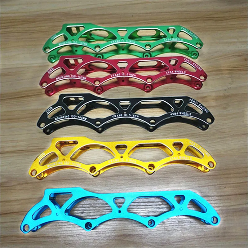 10.5'' inches 4X84mm 7075 CNC Alloy Venti Racing Inline Speed Skates Frame for 84mm Wheels 150mm 165mm Mounting Skating Base