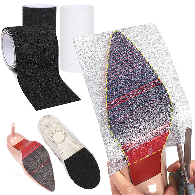 Protector Sticker Sole Shoes for High Heels Sneakers Cuttable Anti-slip Bottom Ground Grip Shoe Protecter Outsole Pads Stickers smile
