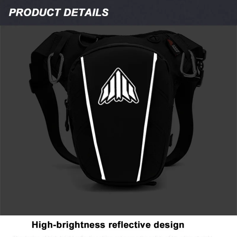 Bag Waterproof Hip Motorcycle Outdoor Sport Motorcycle Thigh Bag Moto Motorbike Waist Pack Biker Cycling Leg Bag Backpack smile