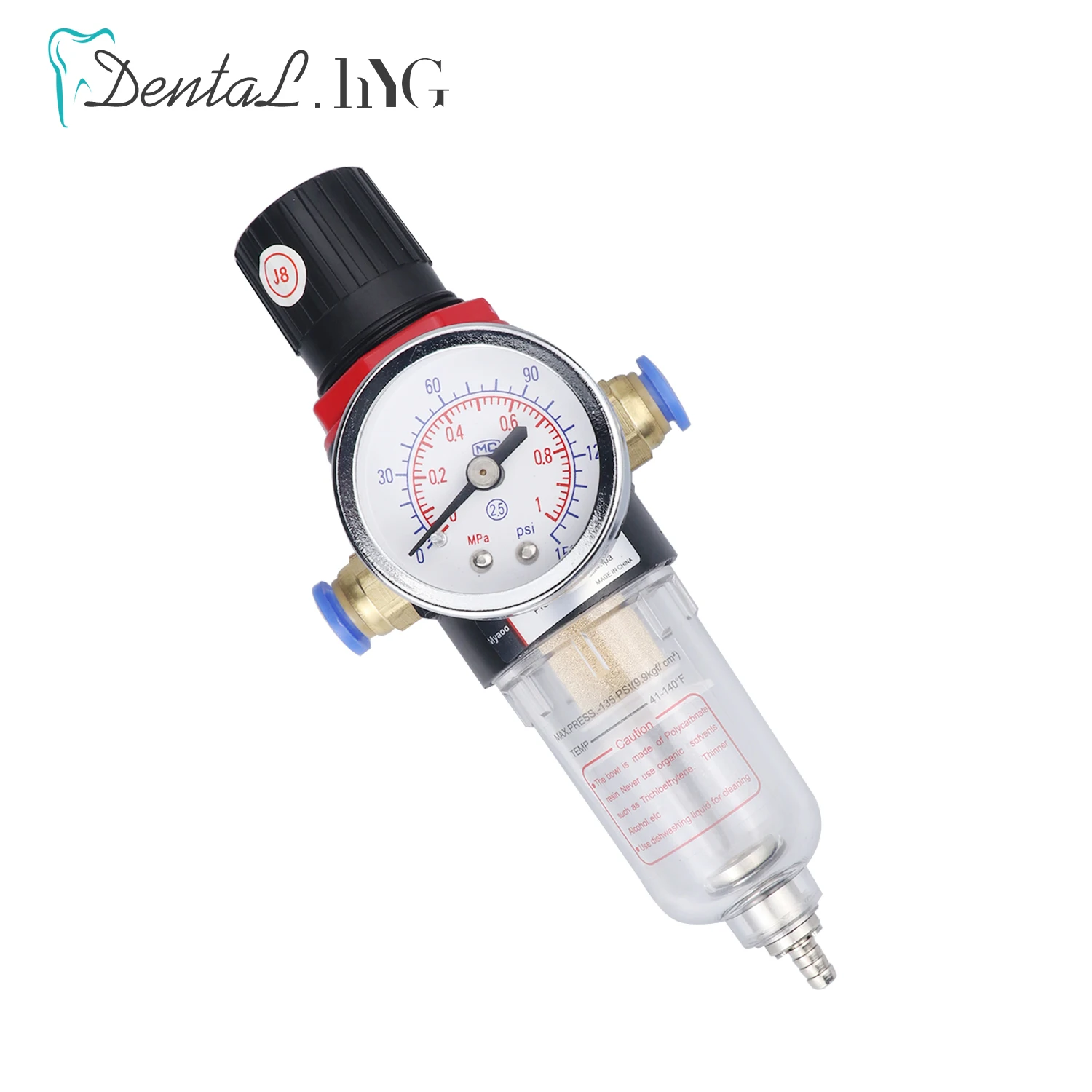 New Dental Air Reduce Valve Air Filter Regulator Compressor&Gas-Pressure Meter For Dental Chair Unit Equipment Dental Turbine