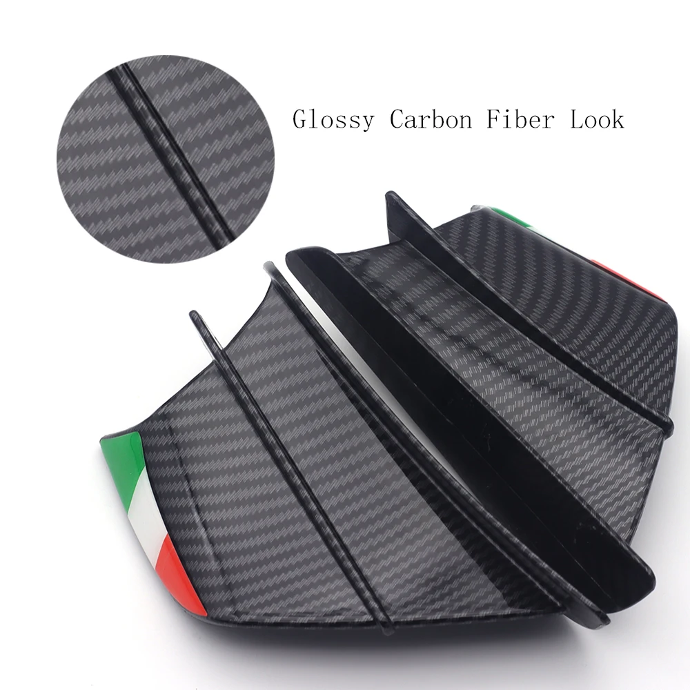 Motorcycle Winglet Aerodynamic Wing Kit Spoiler For Triumph SPEED STREET TWIN 765 Street Triple R RX S Trophy TRIDENT Accessory