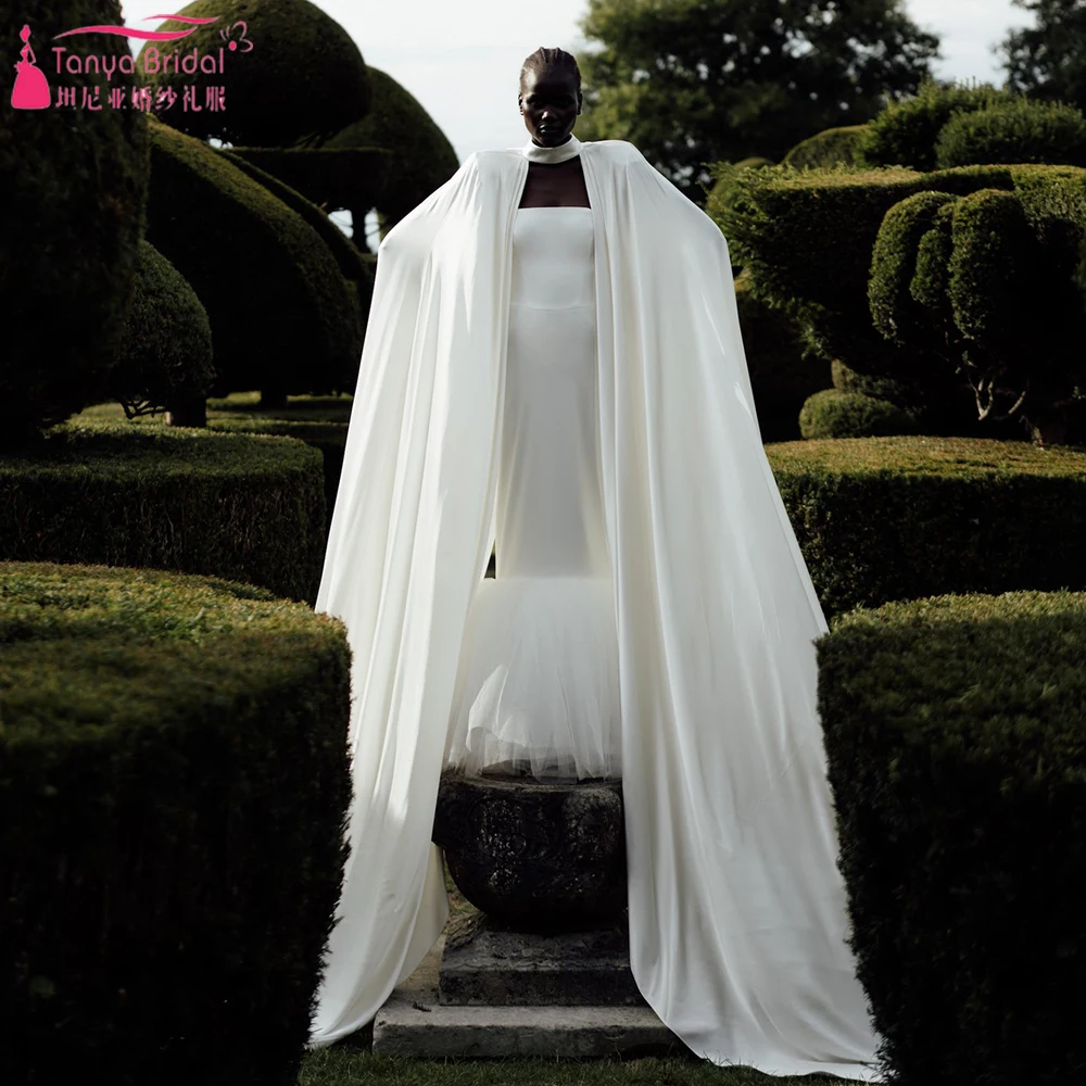 Wedding Cape Simple Extra-Long Elegant Bolero-Style Jacket ddmysmile Zj100 Smile