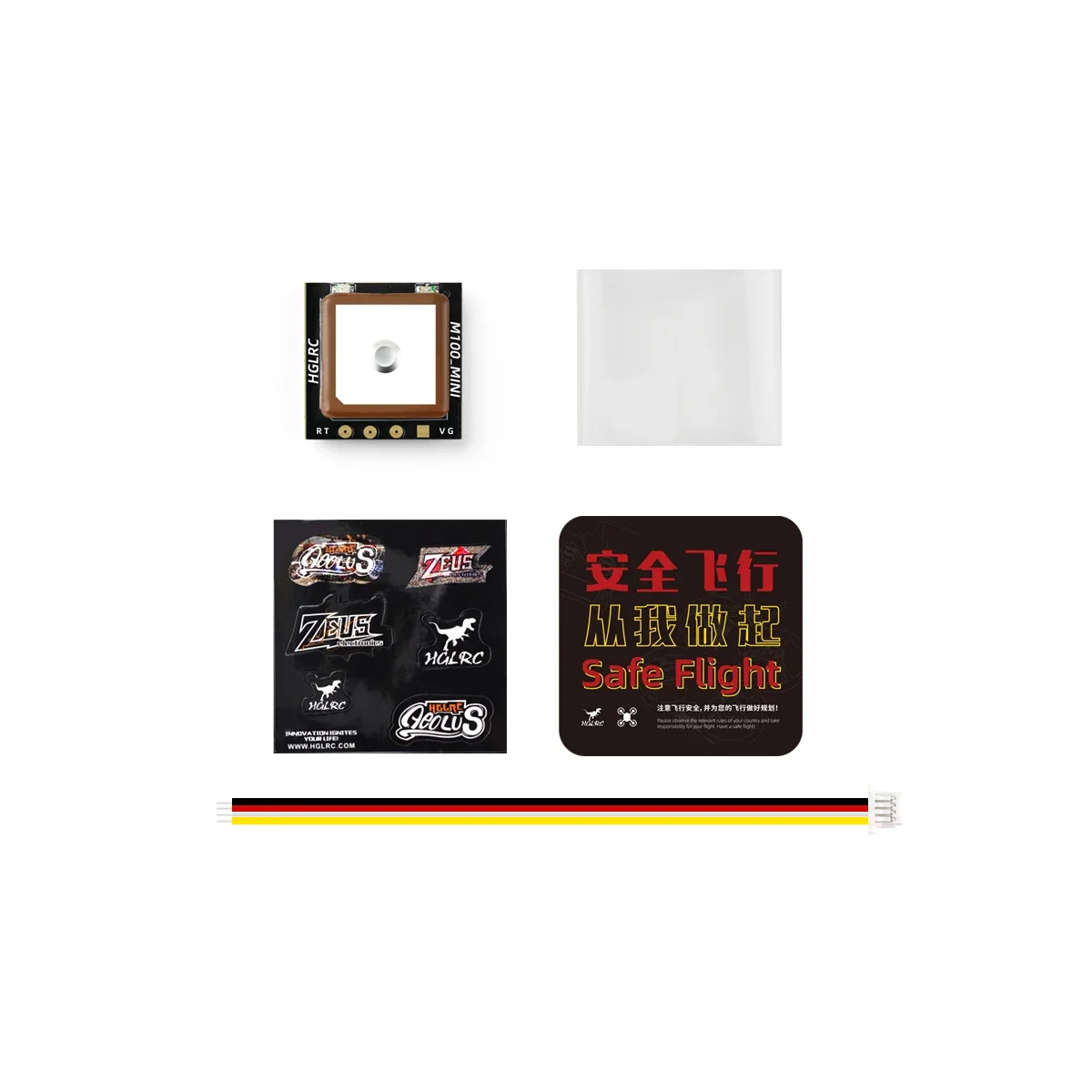 MINI M10 M100 HGLRC GPS Module Built-in Ceramic Antenna for RC Airplane FPV Freestyle Long Range Drones DIY Parts smile
