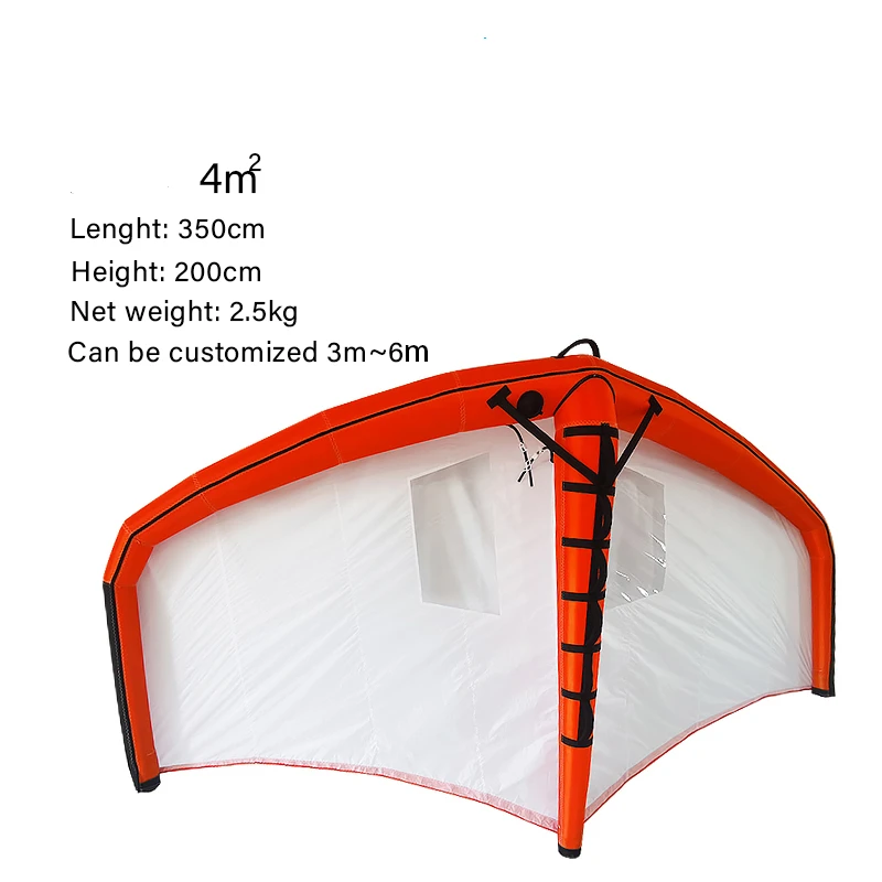Kite Lightweight for Iatable Surfing, Wing Foil, Wind Wingsurf, 3M, 4M, 5m, 6m smile Surfing, Foil, Wingsurf, 3M, 4M, 5m,