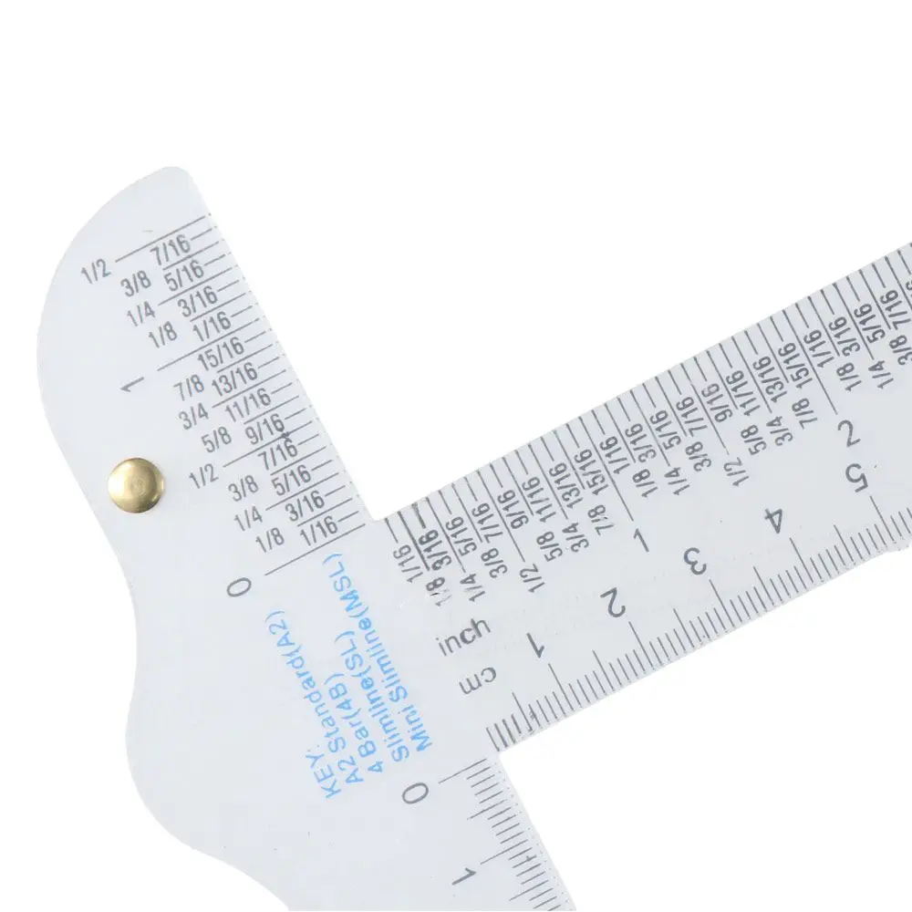 1PC Acrylic T-Square Ruler For new Handtool In Both Inches And 2025 Metric Measurements Transparent Graduated Measuring Scale Rule