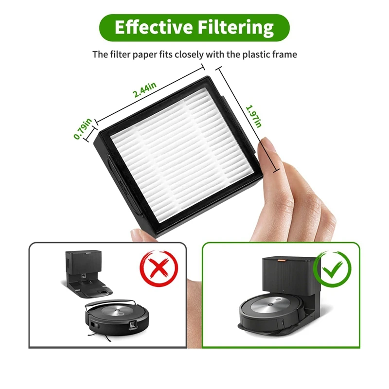 Replacement Accessories For Irobot Roomba I1+ I7/I7+ I3+ I4+I6+ I8+J7+/Plus E5 E6 E7, I&E & J Series Vacuum Cleaner