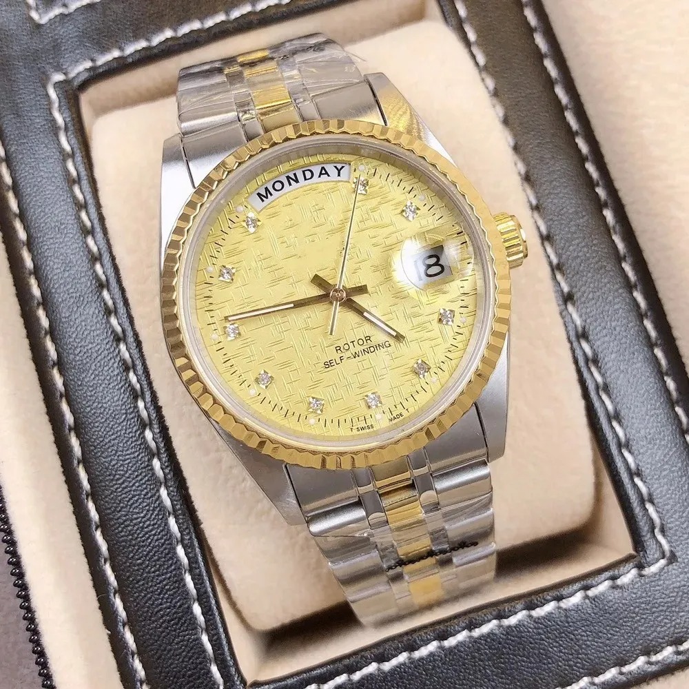 U1 Top-grade AAA Watch Prince Princess Day Date M74000-0012 Watches Men Women Automatic Mechanical Movement Sapphire Glass Stainless Steel Strap Wrist