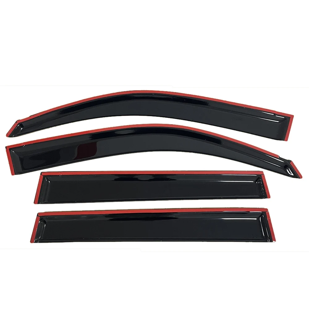 Toyota Cruiser For Land Prado J150 J120 J90 J70 Black Tinted Car Side Window Visor ddmysmile Guard Vent Awnings Shelters Door Ventvisor Smile