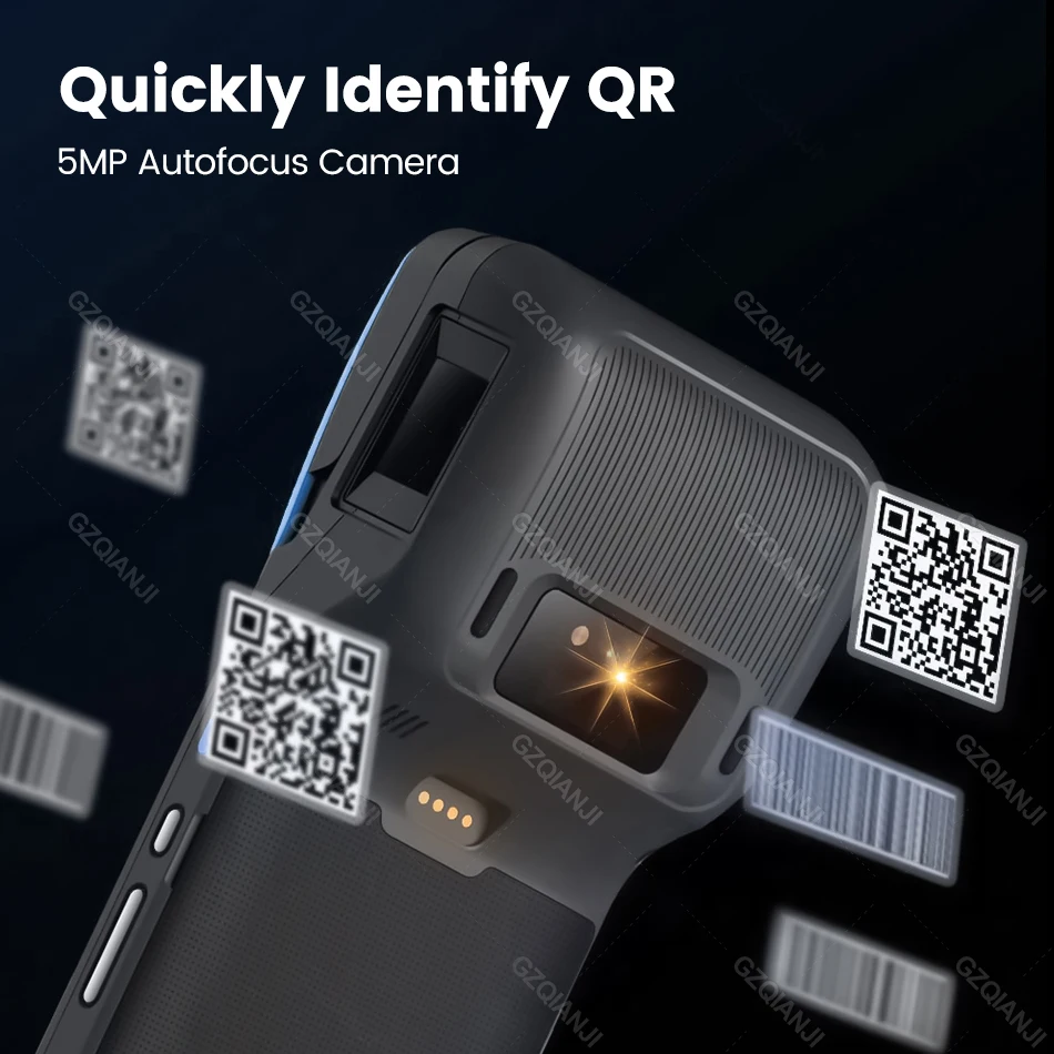 4G 5.5 Inch Handheld POS PDA Portable Android Terminal with NFC 2D QR Barcode Scanner Reader 58mm Thermal Printer for Loyverse