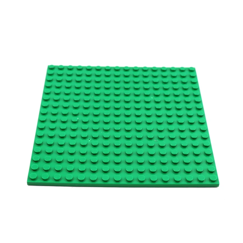 16x16 1 Piece Double-sided Base Plates MOC Building Blocks Educational Baseplate Compatible with Lego smile