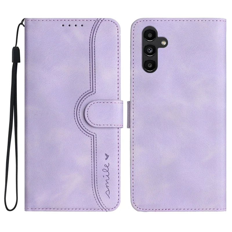 Card Solid Color Flip Slot Wallet Leather Case For Samsung Galaxy A54 A51 A34 A33 A31 A14 A13 S23 Plus S22 Ultra S21 S20 FE S10 smile