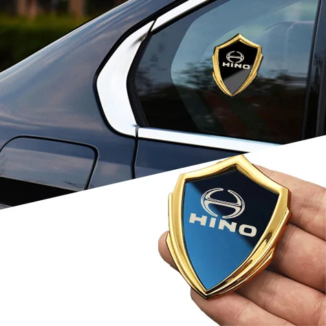 Car 3D Metal Flag Emblem Badge Decals Sticker Car Windows for HINO 700 PROFIA HINO 500 RANGER TRUCK BODY PARTS