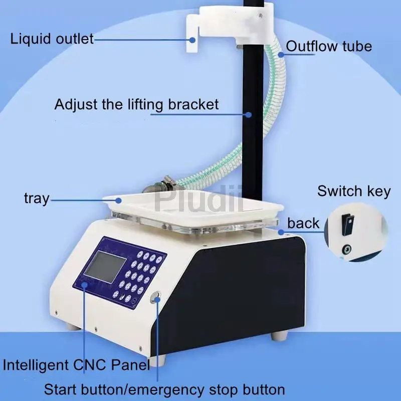 And Automatic CNC Weighing Quantitative Filling hine Juice Milk Honey Tahini Paste Pear Oil Viscous Fluid Filling hine smile