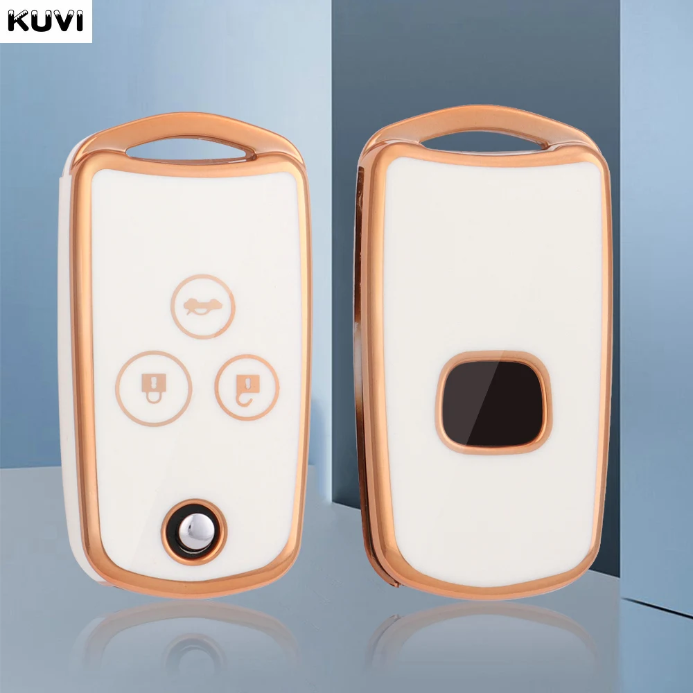 Flip NEW TPU Car Key Cover Case Shell Fob For Honda Civic IX Pilot Accord 8 CRV Jazz HRV MDX TL TSX ZDX RSX Auto Accessories smile