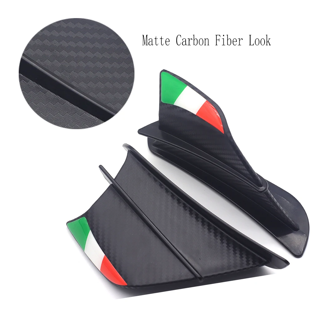 Motorcycle Winglet Aerodynamic Wing Kit Spoiler For Triumph SPEED STREET TWIN 765 Street Triple R RX S Trophy TRIDENT Accessory