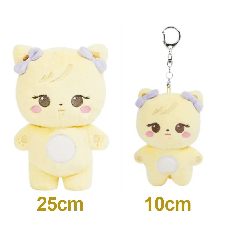 25/10cm Pink Plush Doll BORN PINK World Tour Official Plushies Jennie Lisa Rose Jisoo Kawaii Stuffed Animals Toys 241108