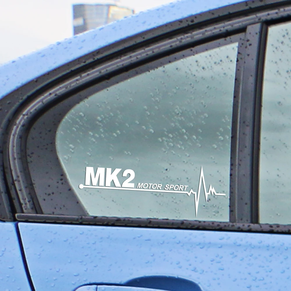 Golf For VW 4 5 7 6 3 4 2 3 5 6 7 8 Car Side Window Stickers Auto Exterior Decals Styling Accessories smile