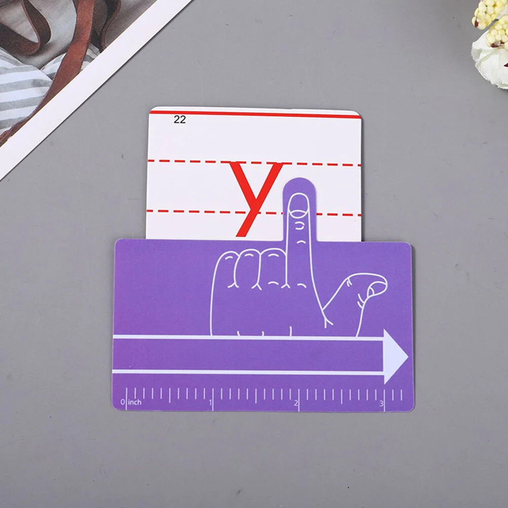 Spacers Plastic Writing Instrument Reading Tool Guided Strips Dexia Bookmark smile