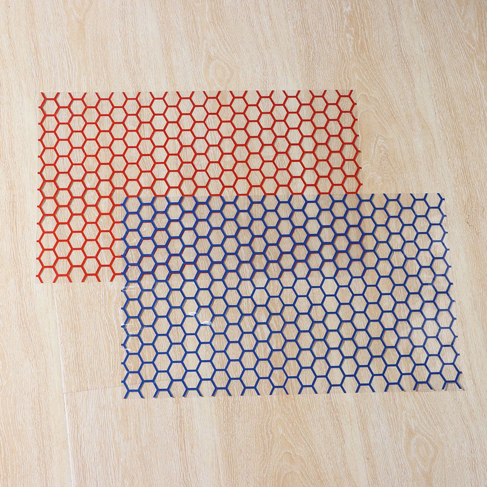 1PC Creative Car Rear Tail Light Cover Decal Multicolor Reflective Material Honeycomb Sticker Auto Accessories