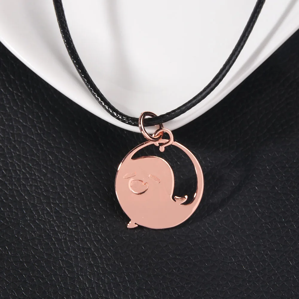 Hu Genshin Tao Impact Cute Ghost Keychain High Quality Metal Key Chain Collar Game Periphery Jewelry Gift For Fans Cosplay smile