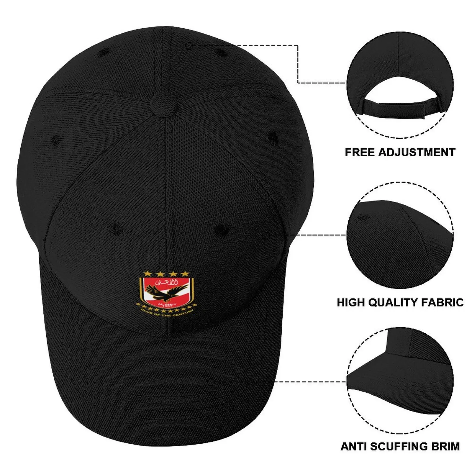 Al Ahly 10Stars Baseball Cap cute Anime Hat sun hat Rugby Hats For Men Women's