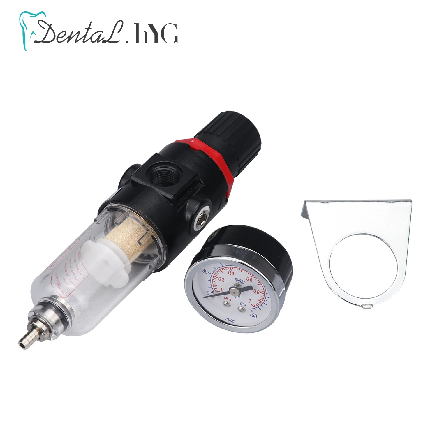 New Dental Air Reduce Valve Air Filter Regulator Compressor&Gas-Pressure Meter For Dental Chair Unit Equipment Dental Turbine