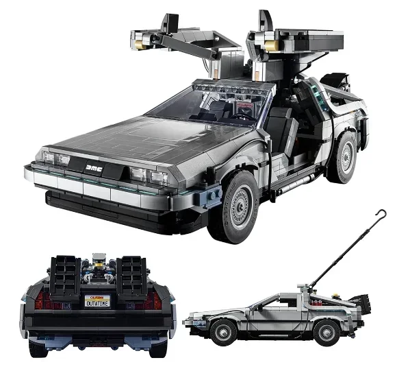 NEW Back to the Future Time Machine Compatible 10300 Building Blocks Technical Car Bricks Construct Toys For Children Gifts