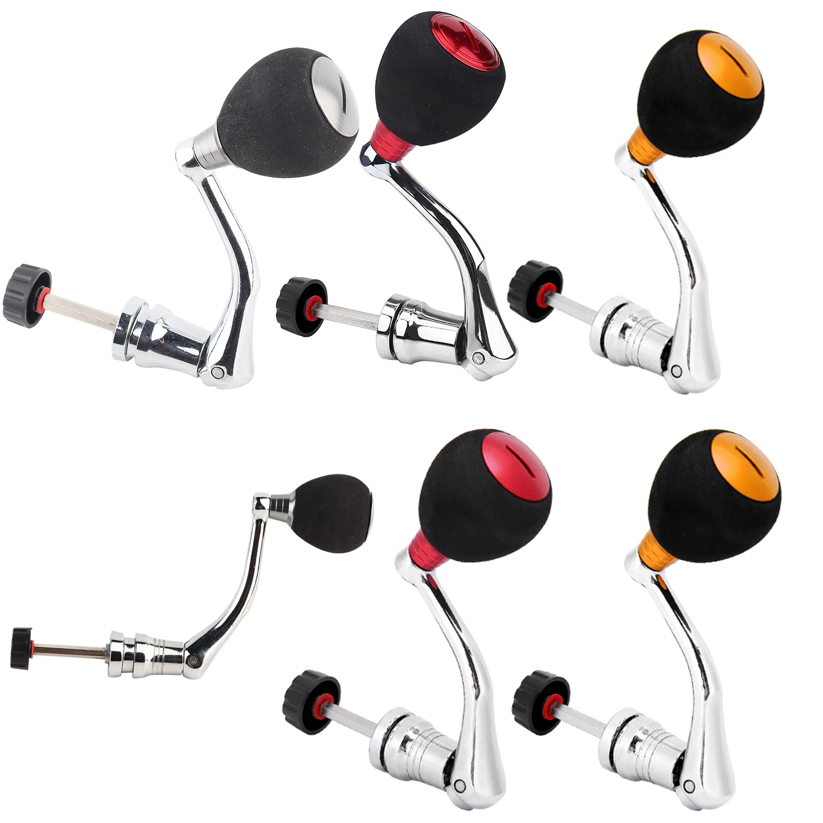 Reel Replacement Wheel Fishing ddmysmile Power Handle Metal Rocker Arm Grip For Spinning Fishing Reel Accessories Smile