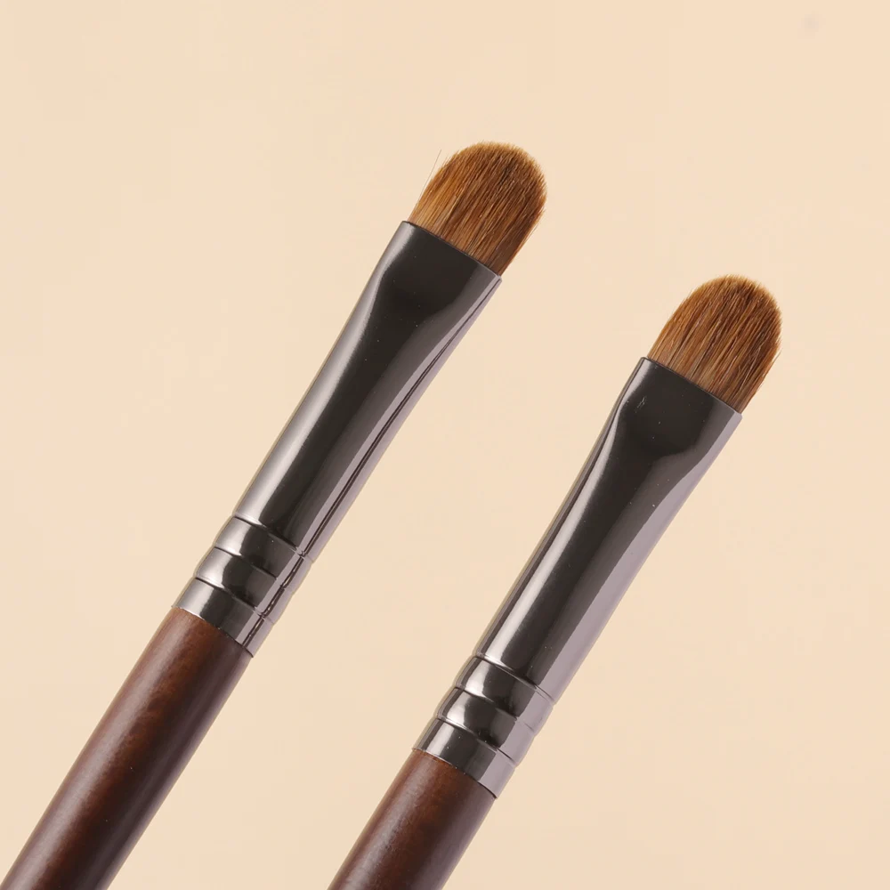 1 PCS Duo OVW Fiber Shader Brush Synthetic and Weasel Hair Makeup Eyeshadow Brushes pincel maquiagem beauty brochas maquille smile