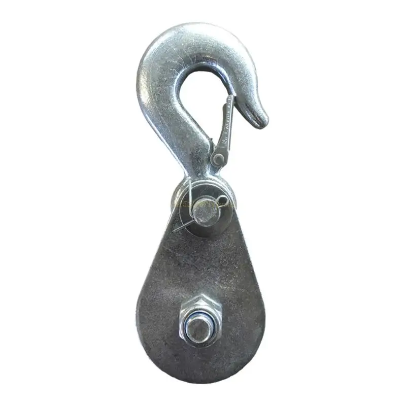 1000KG 800KG Hoist Block Wire Rope Lifting Pulley Block Towing Wheel with Hook Drop Shipping