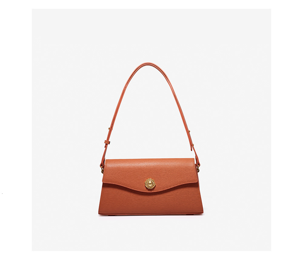 New Trendy Ladies Shoulder Bag Retro Simple Messenger Fashionable Underarm Designer Handbag Patent Leather Cover Style BagVoyage