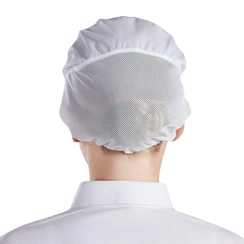 Both Sexes Mesh Breathable ddmysmile Workshop Cap Hotel Restaurant Kitchen Cafe Bakery Work Hats Catering Industry Back Kitchen Chef Cap Smile