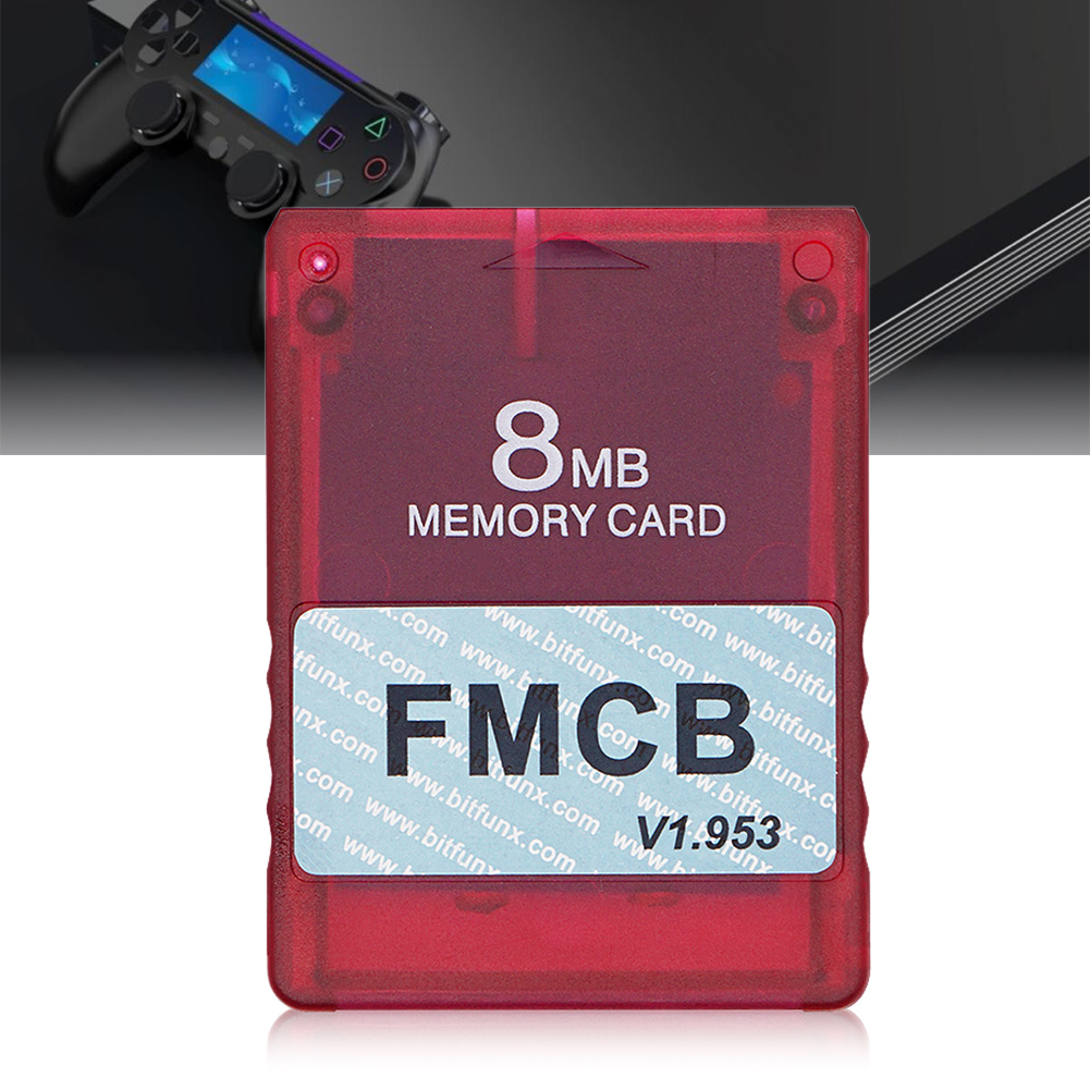 V1.953 Memory FMCB 8Mb/16Mb/32Mb/64Mb Card ddmysmile With OPL Memory Card Transparent Case Game Storage Card For Ddmysmile Playstation2 Game Console S