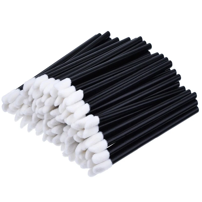 Brushes Lipbrush Pcs Disposable Lip Wands Applicator Perfect Make Up Tool Black Eyelashes Mascara brush