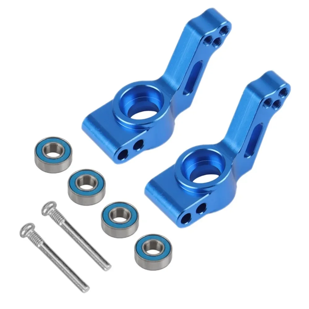 Metal Front Caster Block Steering Blocks Rear Stub Axle Carriers for 1/10 Traxxas Slash 2WD VXL Rustler Stampede Bandit RC Car