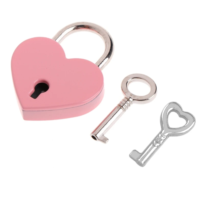 Wedding Keyed Padlocks Heart Shaped Lock Vintage for Wish Lock Padl