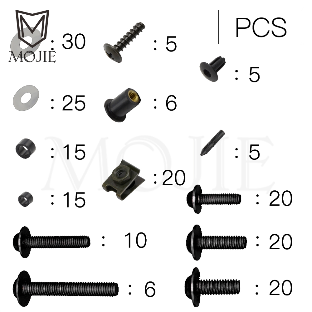 Motorcycle For Honda CTX 700 750 1300 Deauville 600 700 NT700V FMX CX 650 Full Fairing Bolt Kit Nuts Screws Clips Complete Set