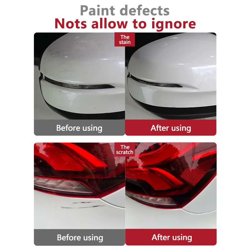 Car Sticker Body Wax Scratch Repair Polishing Kit Auto Grinding Compound Anti Scratch Cream Paint Care Polish Cleaning Tools Set
