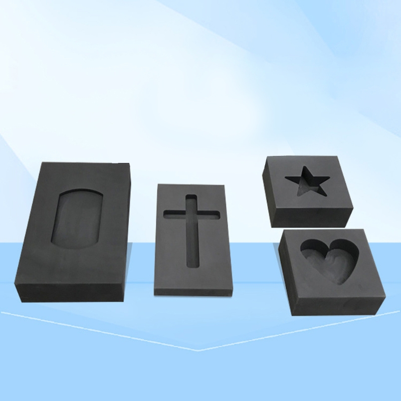 Gold Silver Ingot Mold Cross Graphite Crucible Mold Melting Gold Silver nonferrous Metal Casting Refining Scrap Jewelry