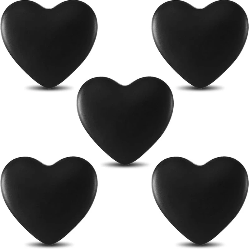 Metal Heart Stickers Self-Adhesive Black new Car Decals for Car Exterior Helmets 2025 Phone Case Laptop Window Envelope Card Making