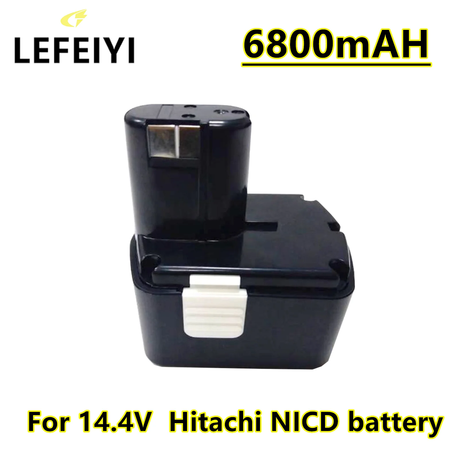 14.4V 6800mAh NI-CD Replaceable Power Tool Battery for Hitachi CJ14DL DH14DL EBL1430 BCL1430 BCL1415