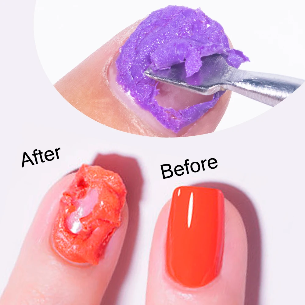 ddmysmile 15Ml Tinovo Magic Uno Remover Professional Quick Step Nail Gel Polish Remover Burst Semi Permanent Soak Off Degreasr Cream Smile